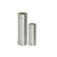Труба 0.25 м Дымок Люкс D140/220 мм, 0.5 / 0.5 мм с изоляцией