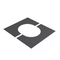 Декоративная разъемная пластина Schiedel 0-5гр 150х200 мм